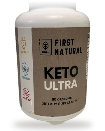 Frasco de Keto Ultra de First Natural