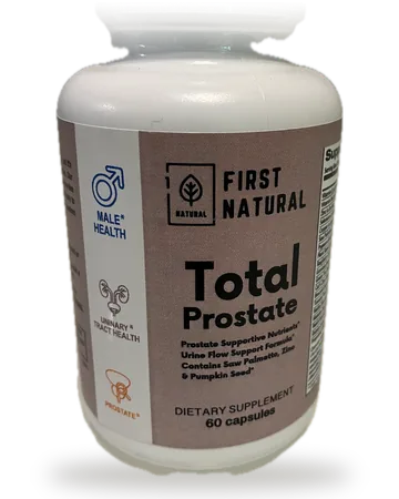 Frasco de Total Prostate de First Natural
