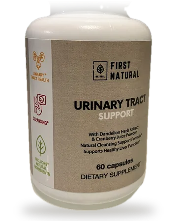 Frasco de Urinary Tract Support de First Natural